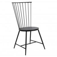 OSP Home Furnishings BRY6519-3 Bryce Dining Chair with Black Finish